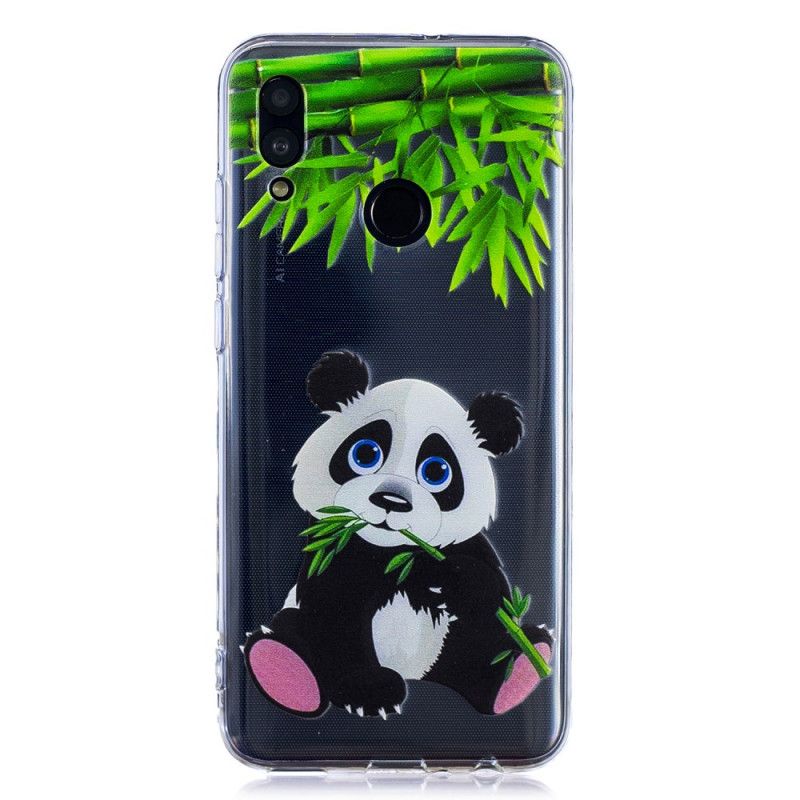 Hülle Für Huawei P Smart 2019 Transparenter Panda Essen