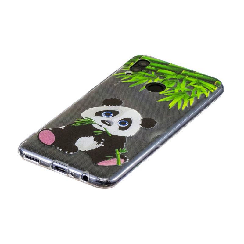 Hülle Für Huawei P Smart 2019 Transparenter Panda Essen