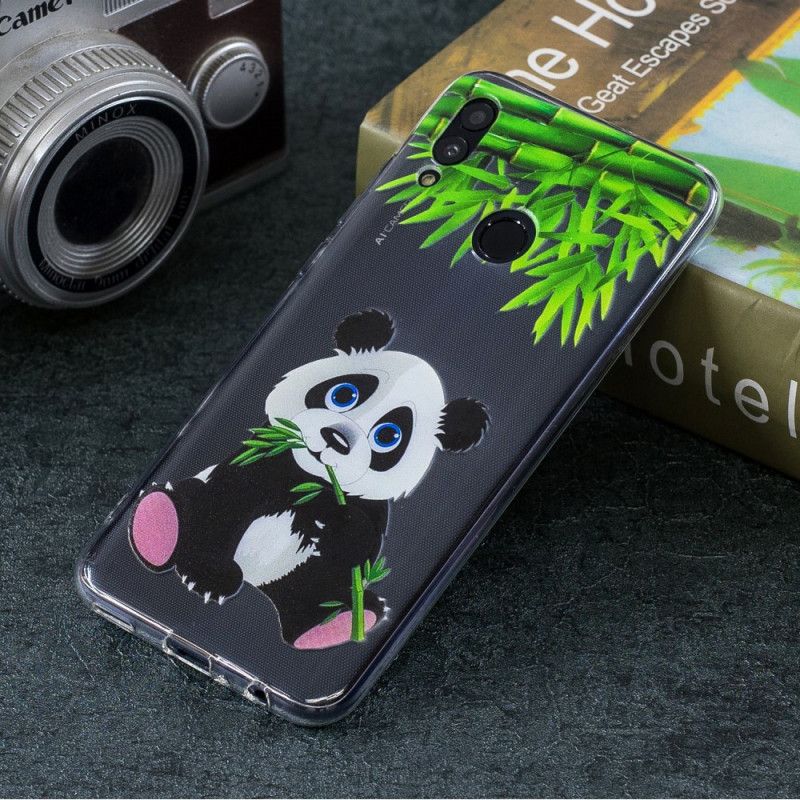 Hülle Für Huawei P Smart 2019 Transparenter Panda Essen