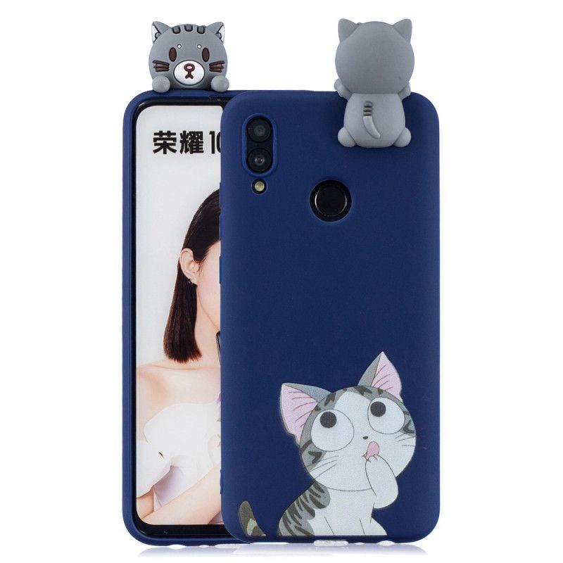 Hülle Huawei P Smart 2019 3D-Denkerkatze