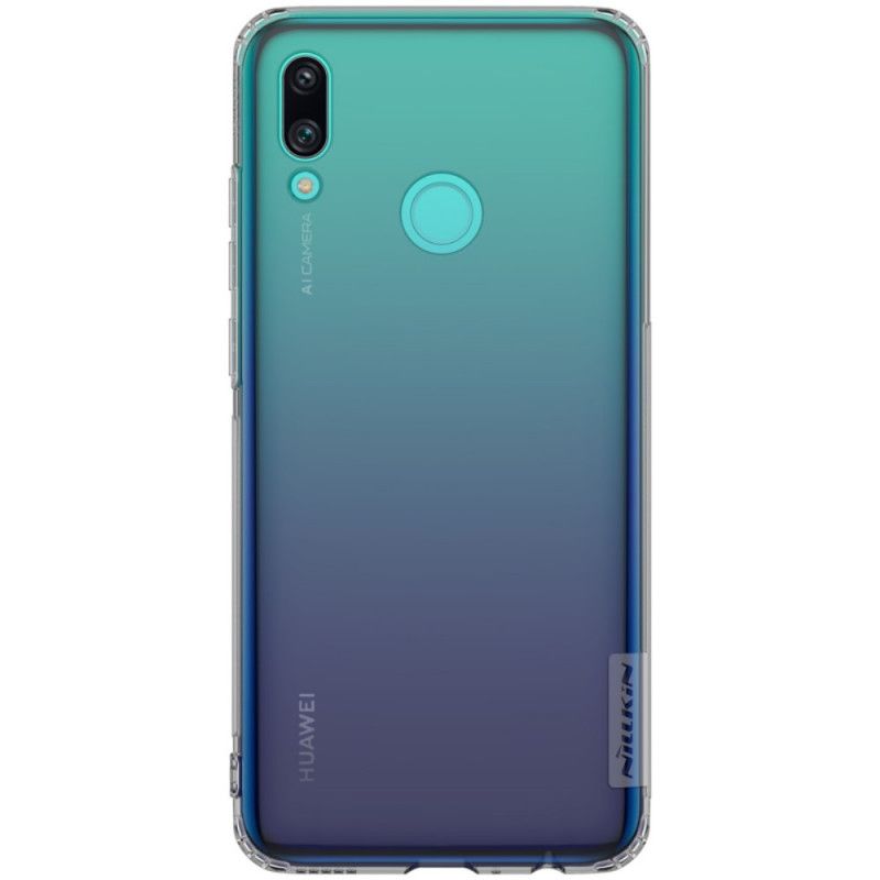 Hülle Huawei P Smart 2019 Grau Transparenter Nillkin