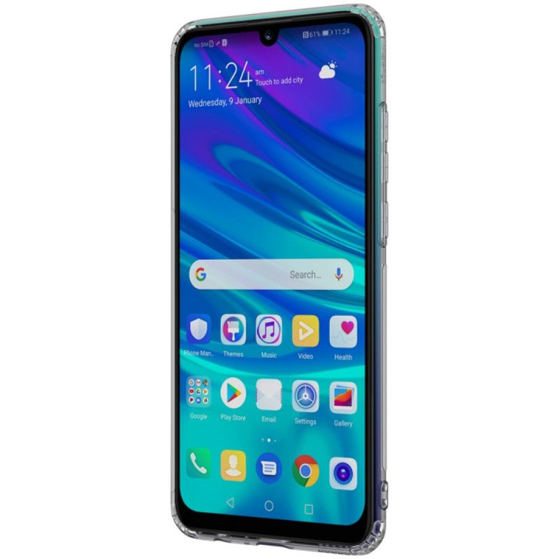 Hülle Huawei P Smart 2019 Grau Transparenter Nillkin