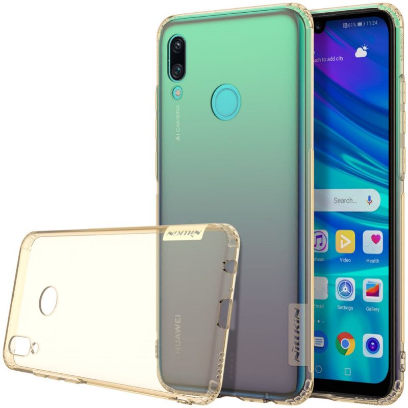 Hülle Huawei P Smart 2019 Grau Transparenter Nillkin