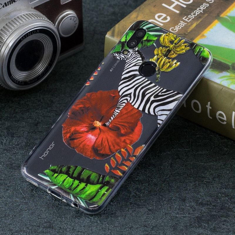 Hülle Huawei P Smart 2019 Handyhülle Zebra Und Blumen