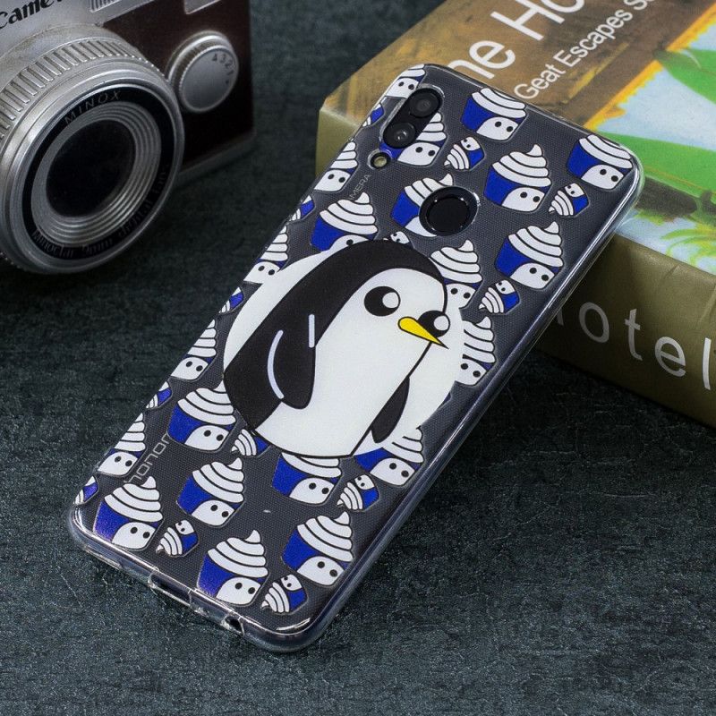 Hülle Huawei P Smart 2019 Transparente Pinguine