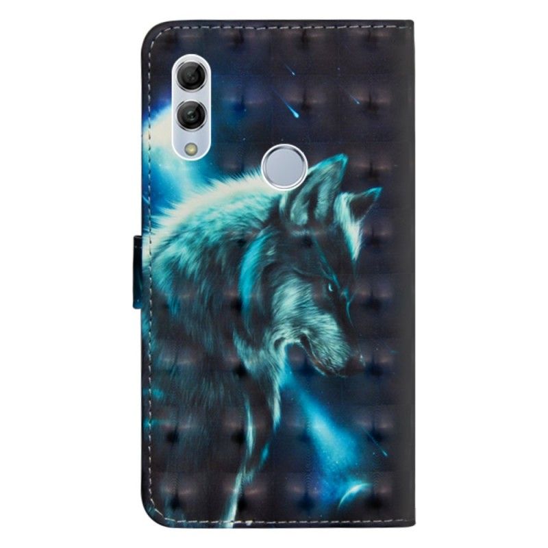 Lederhüllen Huawei P Smart 2019 Majestätischer Wolf