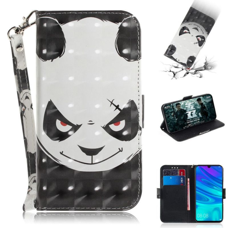 Lederhüllen Huawei P Smart 2019 Wütender Panda