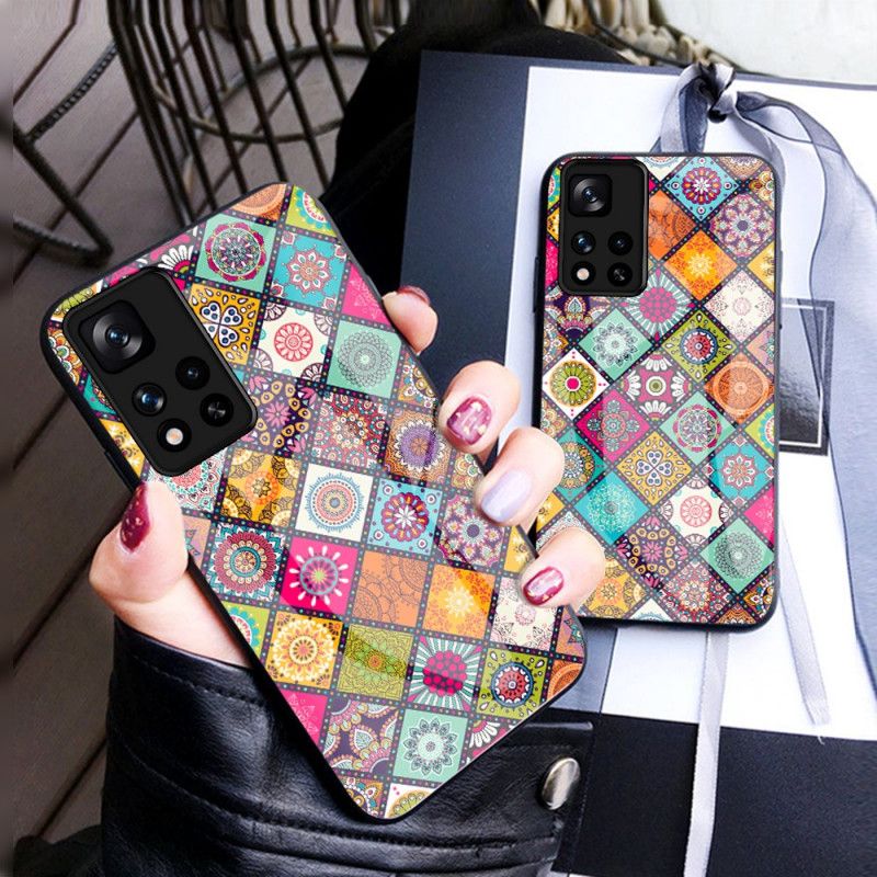 Hülle Xiaomi Redmi Note 11 Pro / Note 11 Pro Plus Handyhülle Magnetischer Patchwork-halter