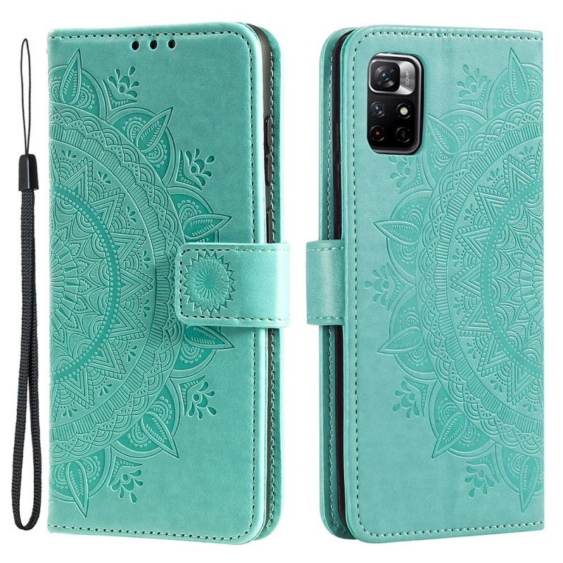 Lederhüllen Für Xiaomi Redmi Note 11 Pro / Note 11 Pro Plus Mandala Sonne