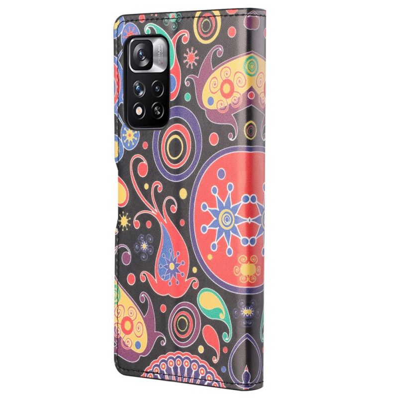 Lederhüllen Xiaomi Redmi Note 11 Pro / Note 11 Pro Plus Handyhülle Design Galaxie