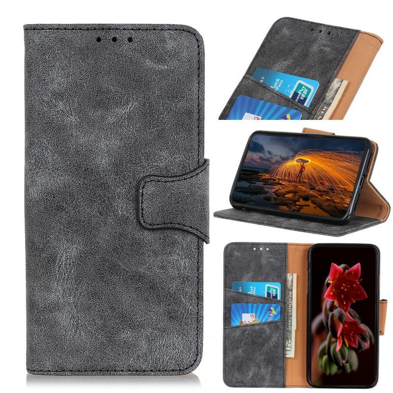 Lederhüllen Xiaomi Redmi Note 11 Pro / Note 11 Pro Plus Handyhülle Vintage Spaltleder