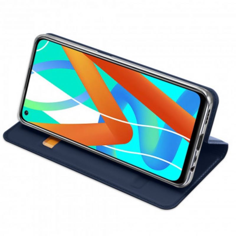 Flip Case Für Realme 8 5g Skin Pro Dux Ducis