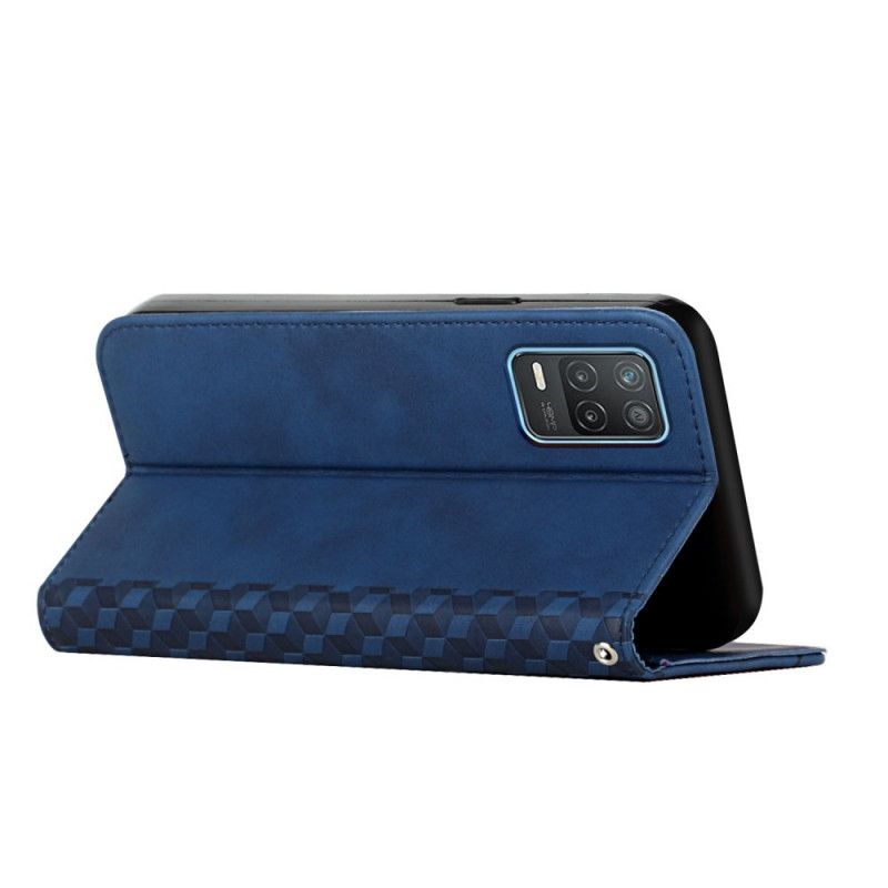 Flip Case Realme 8 5g Geo-leder-effekt