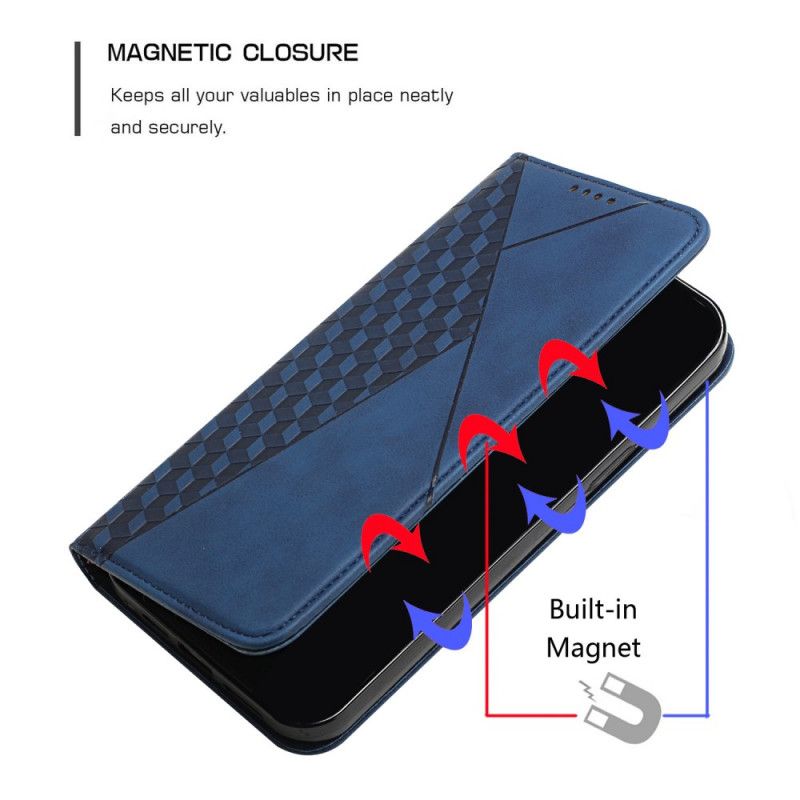 Flip Case Realme 8 5g Geo-leder-effekt