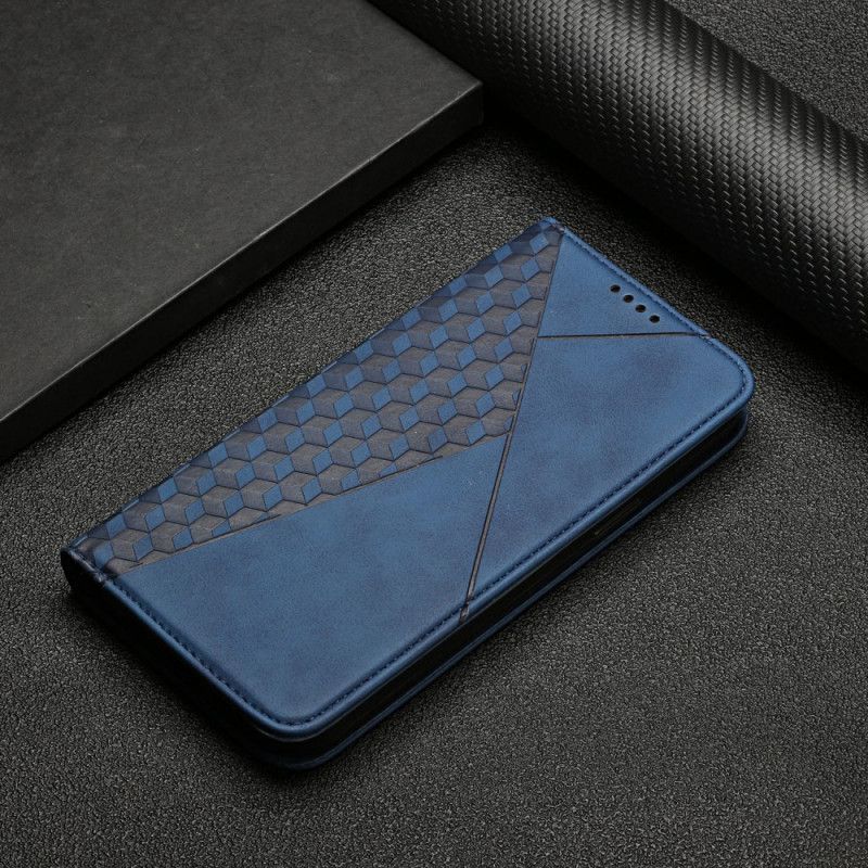 Flip Case Realme 8 5g Geo-leder-effekt