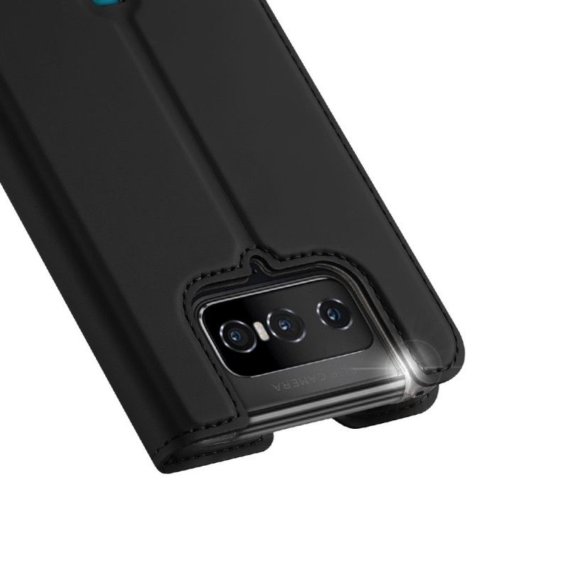 Flip Case Asus Zenfone 7 / 7 Pro Schwarz Pro-Dux-Ducis-Haut