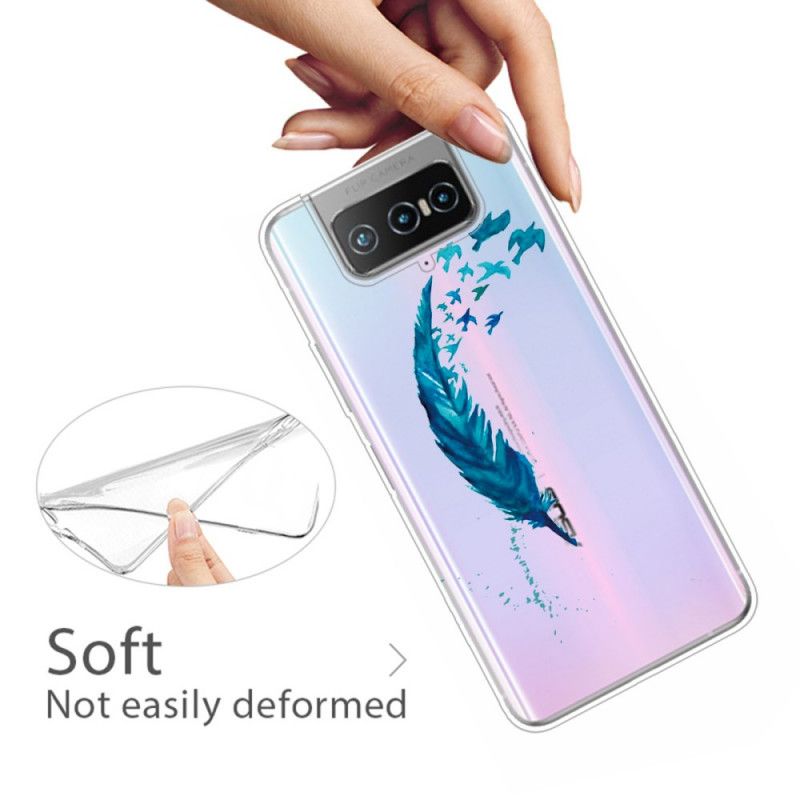 Hülle Asus Zenfone 7 / 7 Pro Schöne Feder