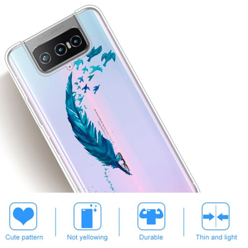 Hülle Asus Zenfone 7 / 7 Pro Schöne Feder