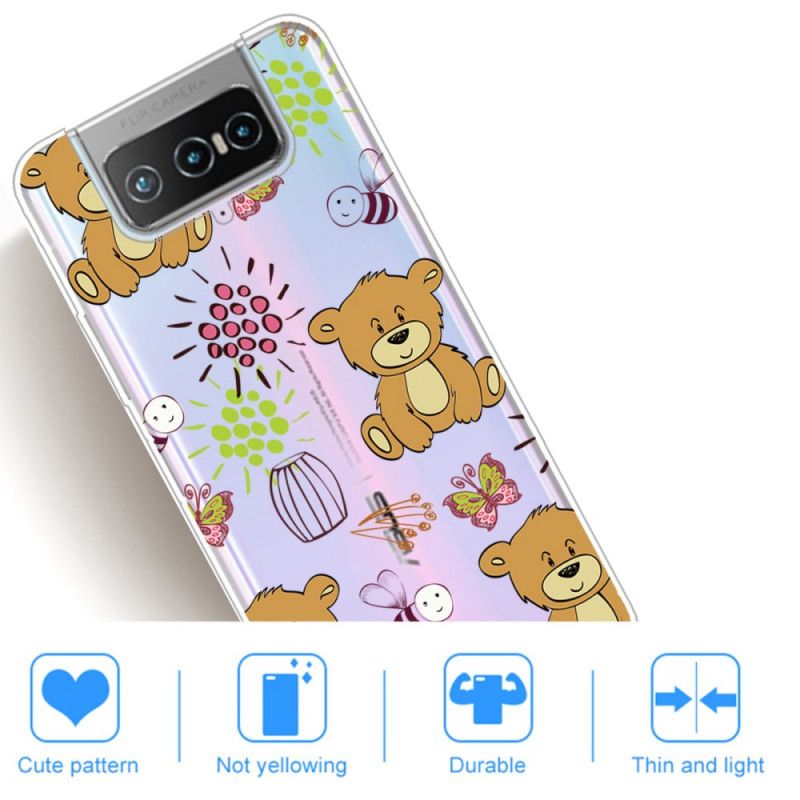 Hülle Für Asus Zenfone 7 / 7 Pro Top Teddybären