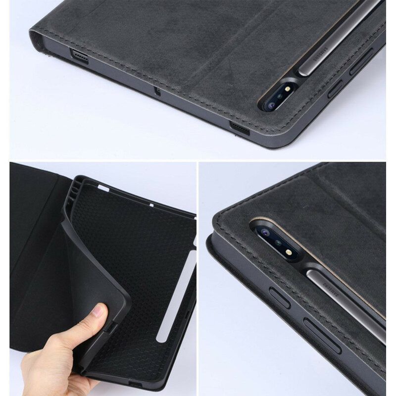 Case Für Samsung Galaxy Tab S8 Plus / Tab S7 Plus Business-ledereffekt