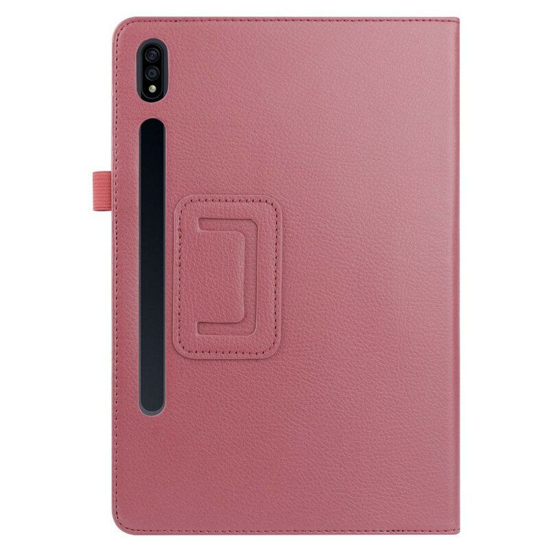 Case Für Samsung Galaxy Tab S8 Plus / Tab S7 Plus Litschi-kunstleder