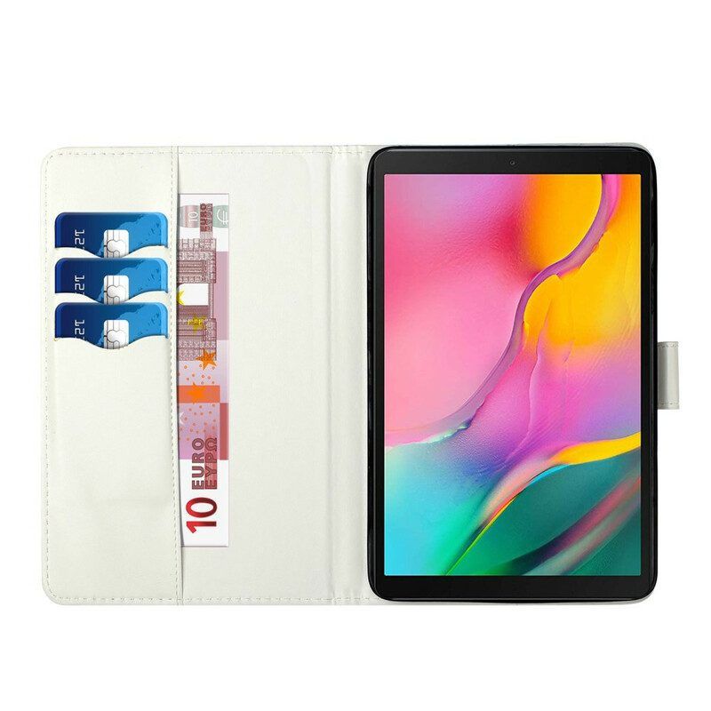 Flip Case Für Samsung Galaxy Tab S8 Plus / Tab S7 Plus Schmetterlingsfee