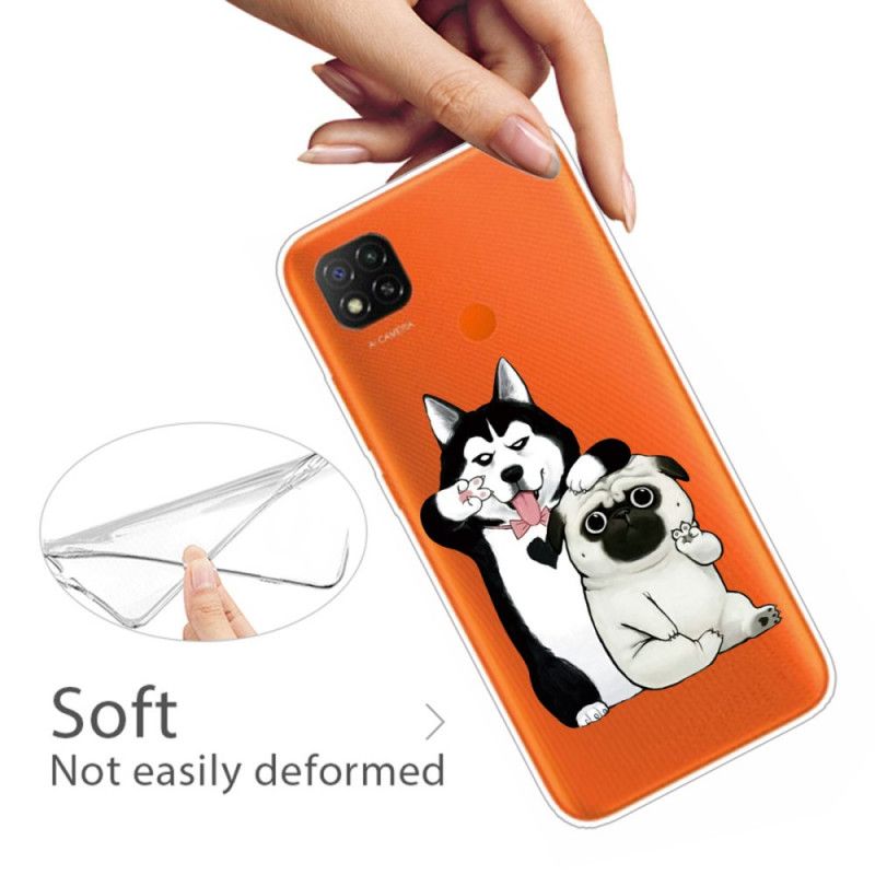 Hülle Xiaomi Redmi 9C Lustige Hunde