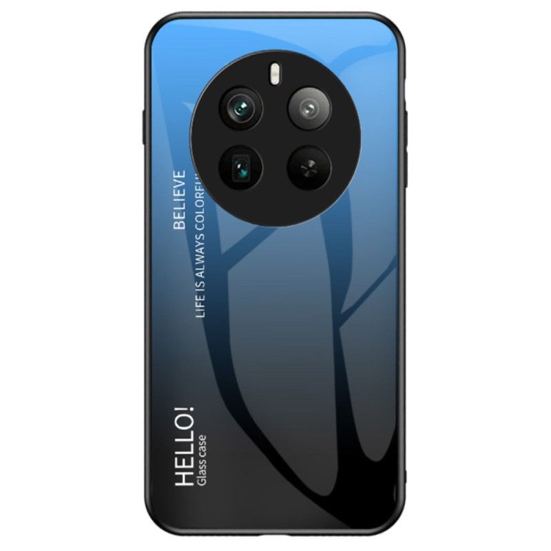 Hülle Realme 12 Pro / 12 Pro Plus Hallo Gehärtetes Glas