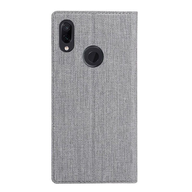 Flip Case Xiaomi Redmi Note 7 Schwarz Strukturiert