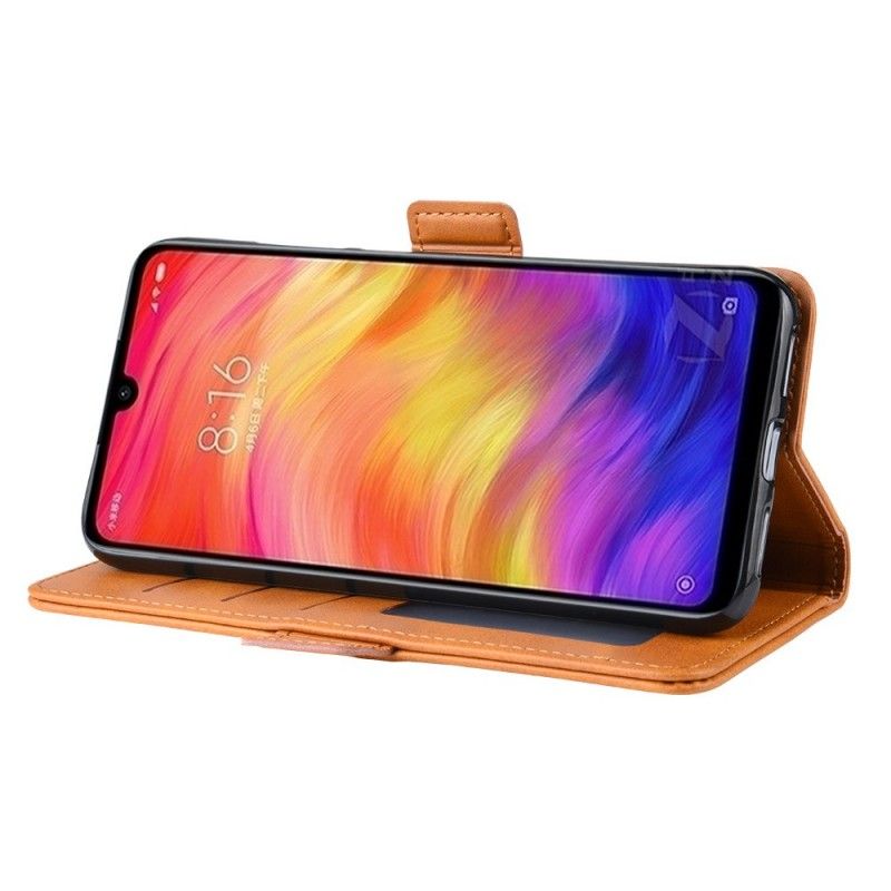 Lederhüllen Xiaomi Redmi Note 7 Braun Doppelklappe