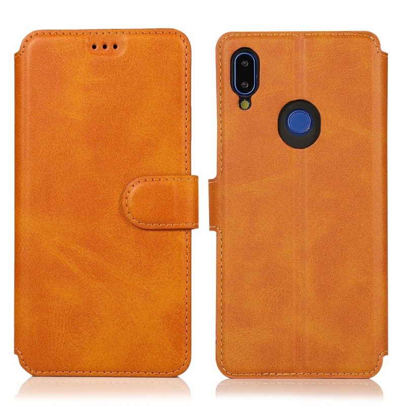 Lederhüllen Xiaomi Redmi Note 7 Schwarz Extremer Ledereffekt