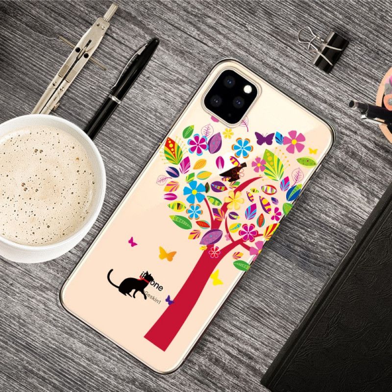 Hülle Für iPhone 11 Pro Max Katze Unter Dem Baum