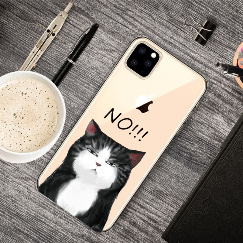 Hülle iPhone 11 Pro Max Die Katze. Die Nein Sagt