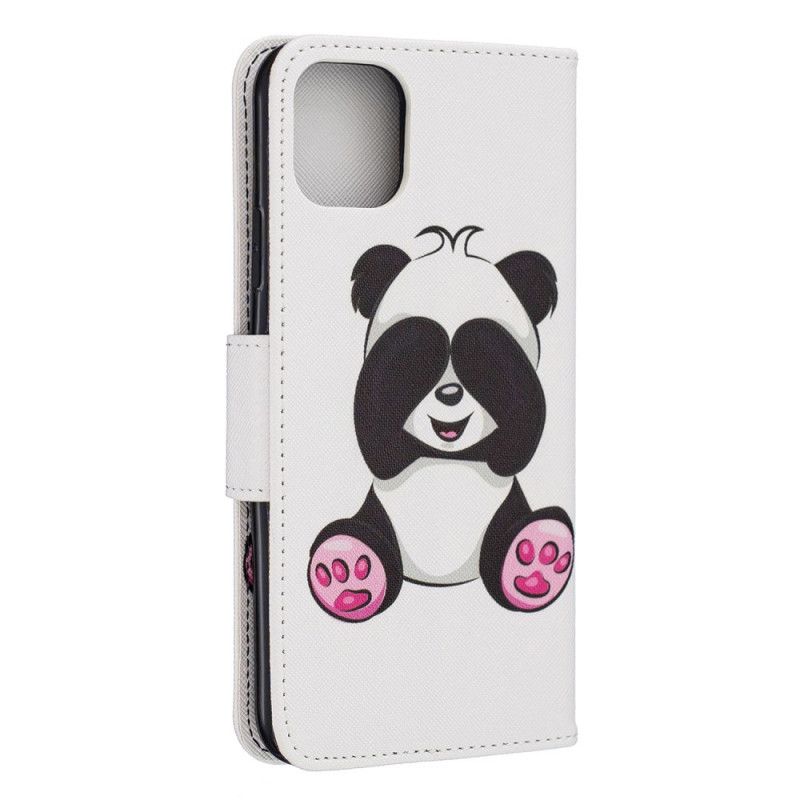 Lederhüllen Für iPhone 11 Pro Max Lustiger Panda