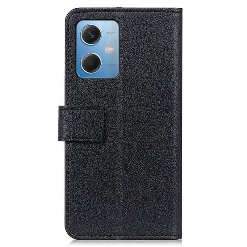 Flip Case Für Xiaomi Redmi Note 12 5G Klassisch