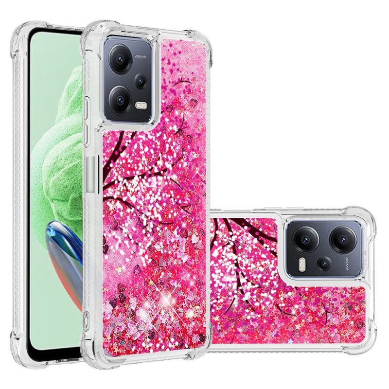 Handyhülle Für Xiaomi Redmi Note 12 5G Glitzerbaum