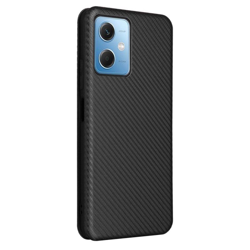 Schutzhülle Für Xiaomi Redmi Note 12 5G Flip Case Kohlefaser