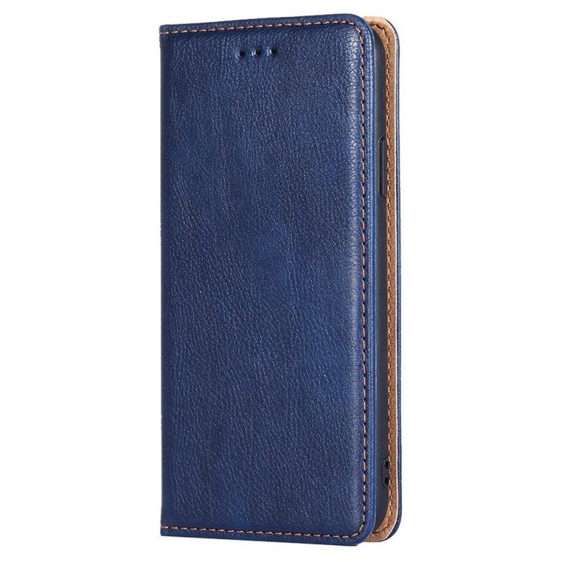 Schutzhülle Für Xiaomi Redmi Note 12 5G Flip Case Nähte Aus Kunstleder