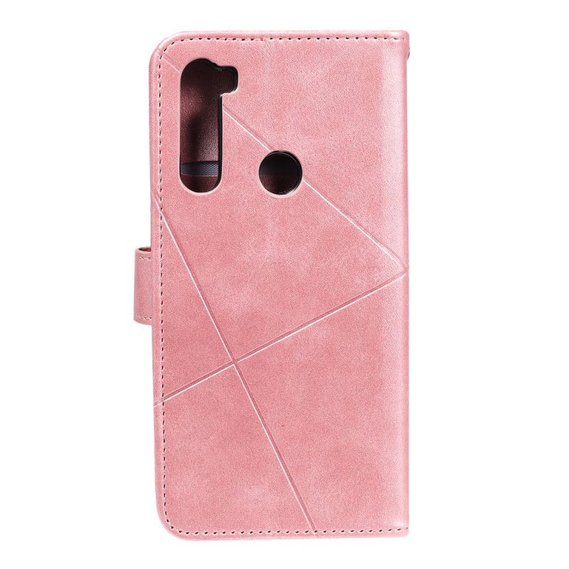 Lederhüllen Für Xiaomi Redmi Note 8 Rot Diamantimitatleder