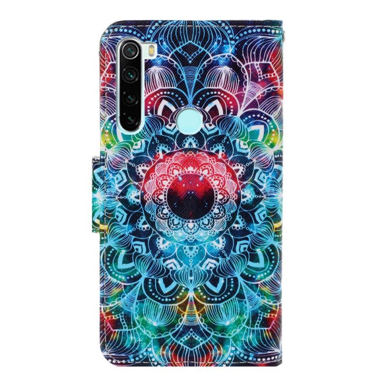 Lederhüllen Xiaomi Redmi Note 8 Auffälliges Tanga-Mandala