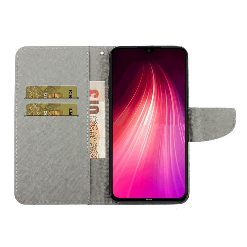 Lederhüllen Xiaomi Redmi Note 8 Handyhülle Lebe Es Tanga