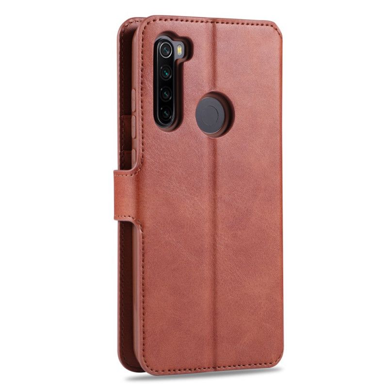 Lederhüllen Xiaomi Redmi Note 8 Schwarz Ledereffekt-Azns