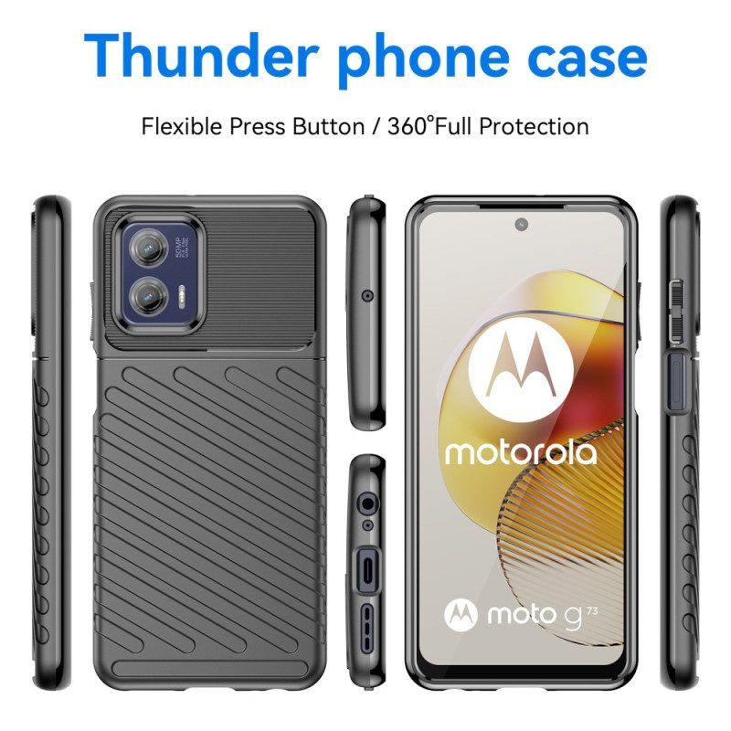 Hülle Für Moto G73 5G Thunder-serie