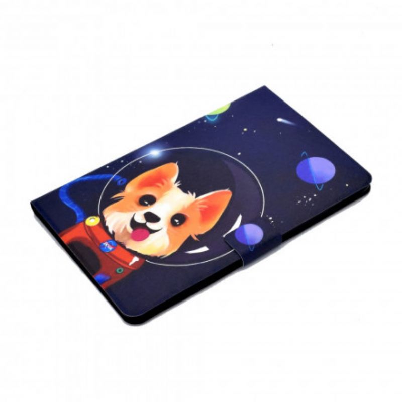 Lederhüllen Huawei Matepad New Handyhülle Weltraumhund