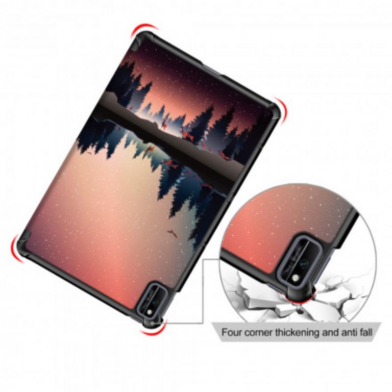 Smart Case Huawei Matepad New Bewehrter Wald