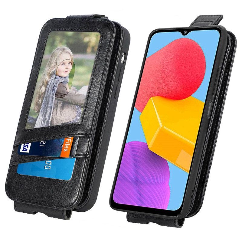 Flip Case Für Samsung Galaxy M13 Flip Case Geldbörse Mit Vertikaler Klappe