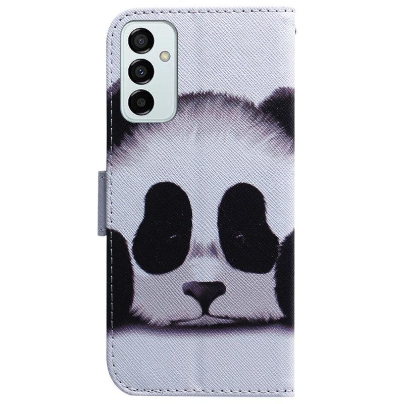 Flip Case Für Samsung Galaxy M13 Mit Kordel Riemchenpanda