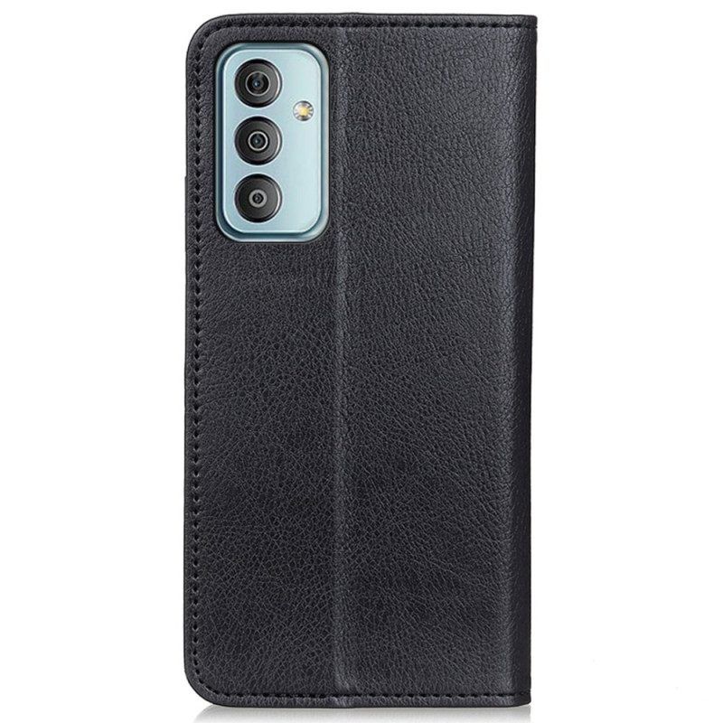 Schutzhülle Für Samsung Galaxy M13 Flip Case Litschi-spaltleder