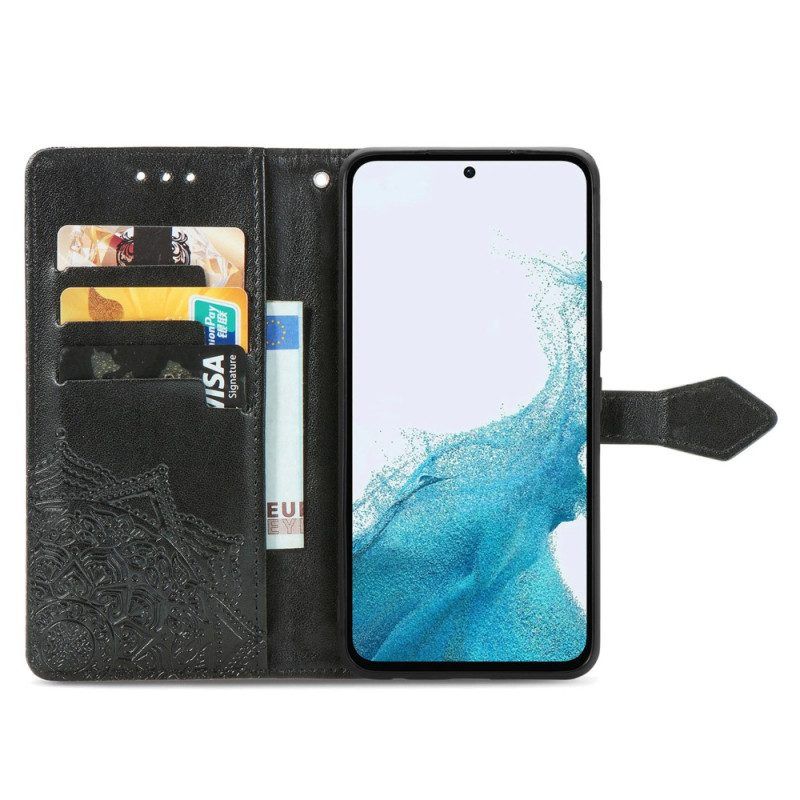 Flip Case Für Samsung Galaxy A54 5G Barock-mandala