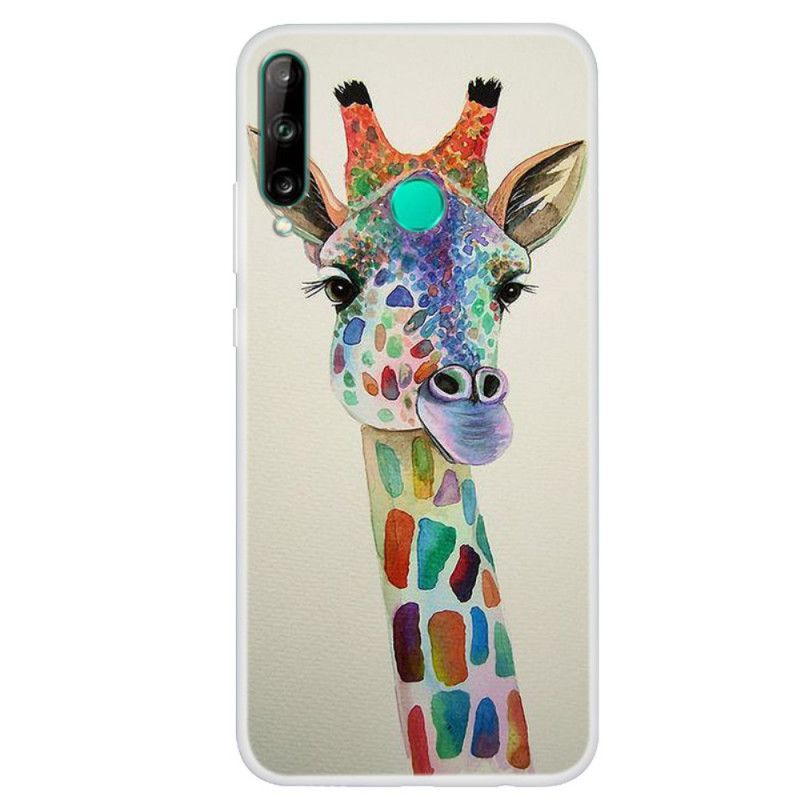 Hülle Huawei P40 Lite E / Y7p Handyhülle Bunte Giraffe